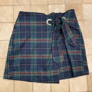Target Wild Fable Plaid Mini Skirt Size Small